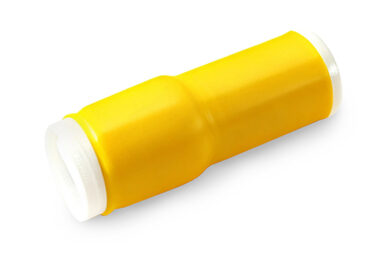 yellow cold shrink tubes with mastic
